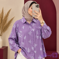 شومیز وارداتی نخ تایلندی مدل بالرین | کد 6074