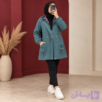 کاپشن کلاهدار والنتینا | کد 6068