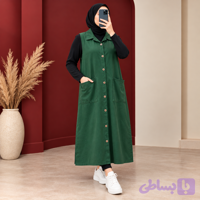 سارافون بلند نخ لینن مدل آریانا | کد 6069