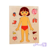 پازل چوبى اعضاى بدن