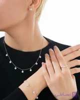 سرویس نقره فلاور خارجی سایز انگشتر 8 کد 0049