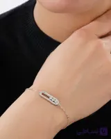 دستبند نقره مسیکا خارجی 0021