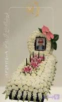گل آرایی سنگ قبر کد 231