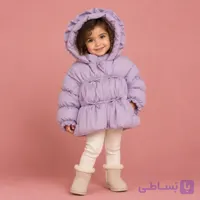 172 – کاپشن وارداتی شاین دار یاسی