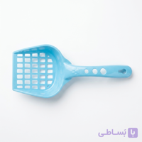 بیلچه خاک گربه ساده رنگ آبی سایز 1