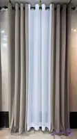پرده مخمل وارداتی رنگ نسکافه‌ای