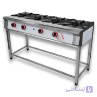 اجاق گاز چهار شعله پایه دار مربع
