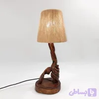آباژور چوبی رومیزی روستیک کد HG-097