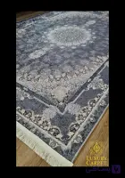 فرشینه نقره ای طرح مدرن و مینیمال | فرشینه لاکچری