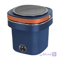 ماشین لباسشویی تاشو گرین لاین ظرفیت 9 کیلوگرم مدل Green Lion Foldable Mini Washing Machine 9L 60W GNMINIWM9LBL