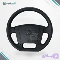 غربیلک فرمان پژو 405 slx مشکی طرح ایربگ کد - 1190