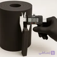 فوم پلی اتیلن رولی مشکی ضخامت 30 میل