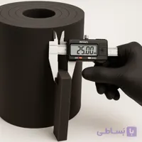 فوم پلی اتیلن رولی مشکی ضخامت 25 میل