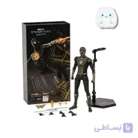 اکشن فیگور اسپایدرمن لباس سیاه و طلایی ZDTOYS مدل نو وی هوم 5