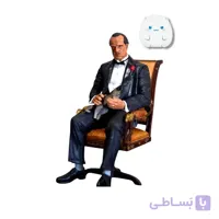 ​خرید فیگور پدرخوانده روی صندلی مدل دون ویتو کورلئونه با گربه در سال2026