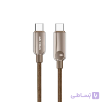 کابل شارژ کلومن 100 وات KD-79 تایپ سی به تایپ سی