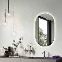 آینه  آزالیا مدل بک لایت بیضی 80در80