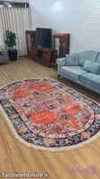 فرشینه بیضی طرح سنتی ایرانی کد B55
