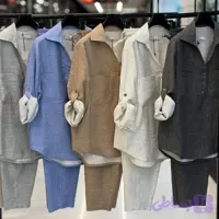 ست شومیز شلوار شرین کیج