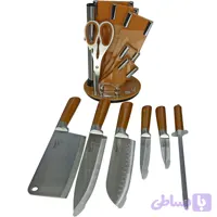 🔪سرویس چاقو مایر رنگ طلایی مدل MR-59RG