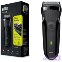ریش تراش براون مدل 300S با تکنولوژی برش مستقیم و ضد آب