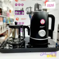 چای ساز مایر مدل MR1526 با کتری استیل ضد زنگ ظرفیت ۱.۷ لیتر