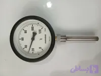 ترمومتر عمودی غلاف استیل 0تا 120 درجه پکنز