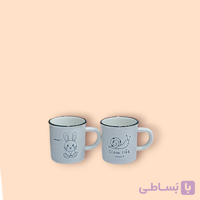 شات قهوه سرامیکی طرح نوشته (جعبه دار)