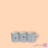 شات قهوه سرامیکی طرح عشق