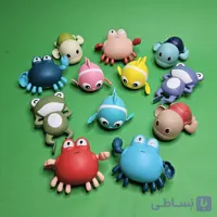 اسباب بازی کوکی و شناگر حمام طرح ماهی،لاکپشت،خرچنگ،قورباغه