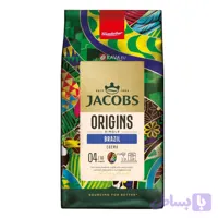 دانه قهوه جاکوبز اوریجنز برزیل کرما ۱ کیلوگرم 95 درصد عربیکا Jacobs Origins Brazil Crema