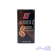 قرص قهوه آئودسی کافئین دار با طعم کاپوچینو و خوش بو کننده دهان 35 گرمی