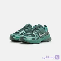 کتانی رانینگ نایک v2k رنگ سبز کله غازی nike v2k run