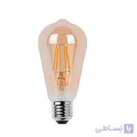 لامپ ۶W حبابی ST64 LED فیلامنتی E27 پارس شعاع توس (بسته ی 40 تایی)