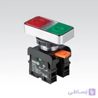 کلید فشاری دوبل استپ استارت با کاور سیلیکونی رعد الکتریک (کارتنی)