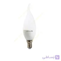 لامپ LED شمعی 6 وات مات E14 پارس شعاع توس (بسته ی 100 تایی)