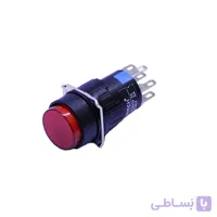 کلید فشاری قطر 16 قارچی 220 ولت آی سوئیچ الکتریک (بسته ی 25 تایی)