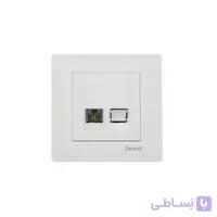 مکانیزم سوکت تلفن دوخط دلند طرح آوا پلاس (بسته ی 100 تایی)