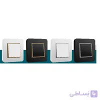 پریز تلفن دو منظوره پارت الکتریک مدل پارلا لوکس (بسته ی 100 تایی)
