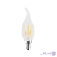 لامپ LED شمعی فیلامنتی E14 پارس شعاع توس (بسته ی 100 تایی)