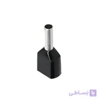 وایرشو دوبل روکش دار مشکی کد TE1508 آی سوئیچ الکتریک (کارتنی)