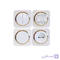 زه کلید و پریز دلند طرح آسا، آوا و آدا پلاس (بسته ی 800 تایی)