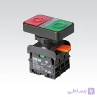 کلید فشاری دوبل استپ استارت چراغدار 220 ولت رعد الکتریک (کارتنی)