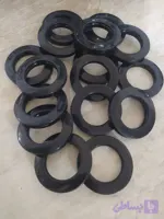 حلقه پانچ دوطرفه پلاستیکی مشکی