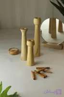 ست جا شمعی بلند pastilwood چوب افرا