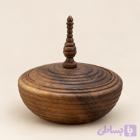 شکلات خوری مدّور |چوب گردو