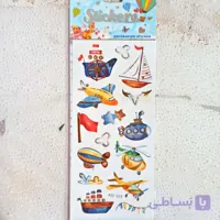 برچسب طلاکوب تم دریا و آسمان | استیکر طلاکوب