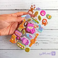 استیکر برجسته – برچسب طرح برجسته تم حیوانات بامزه