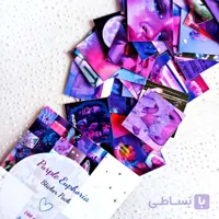 پک استیکر جذاب و ژورنالی Purple Euphoria | پک استیکر ایفوریای بنفش