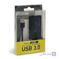 هاب USB 3.0 چهارپورت ELEVEN ایلون مدل H301